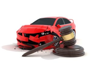 car accident with gavel